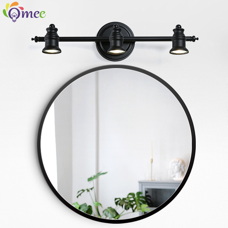 Home Bathroom Mirror - (Ampuller) amerikan Led duvar lambaları banyo