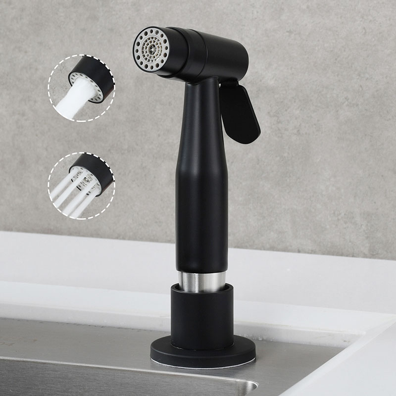 Basin Mixer Tap - 304 Paslanmaz Çelik Siyah Mutfak Lavabo
