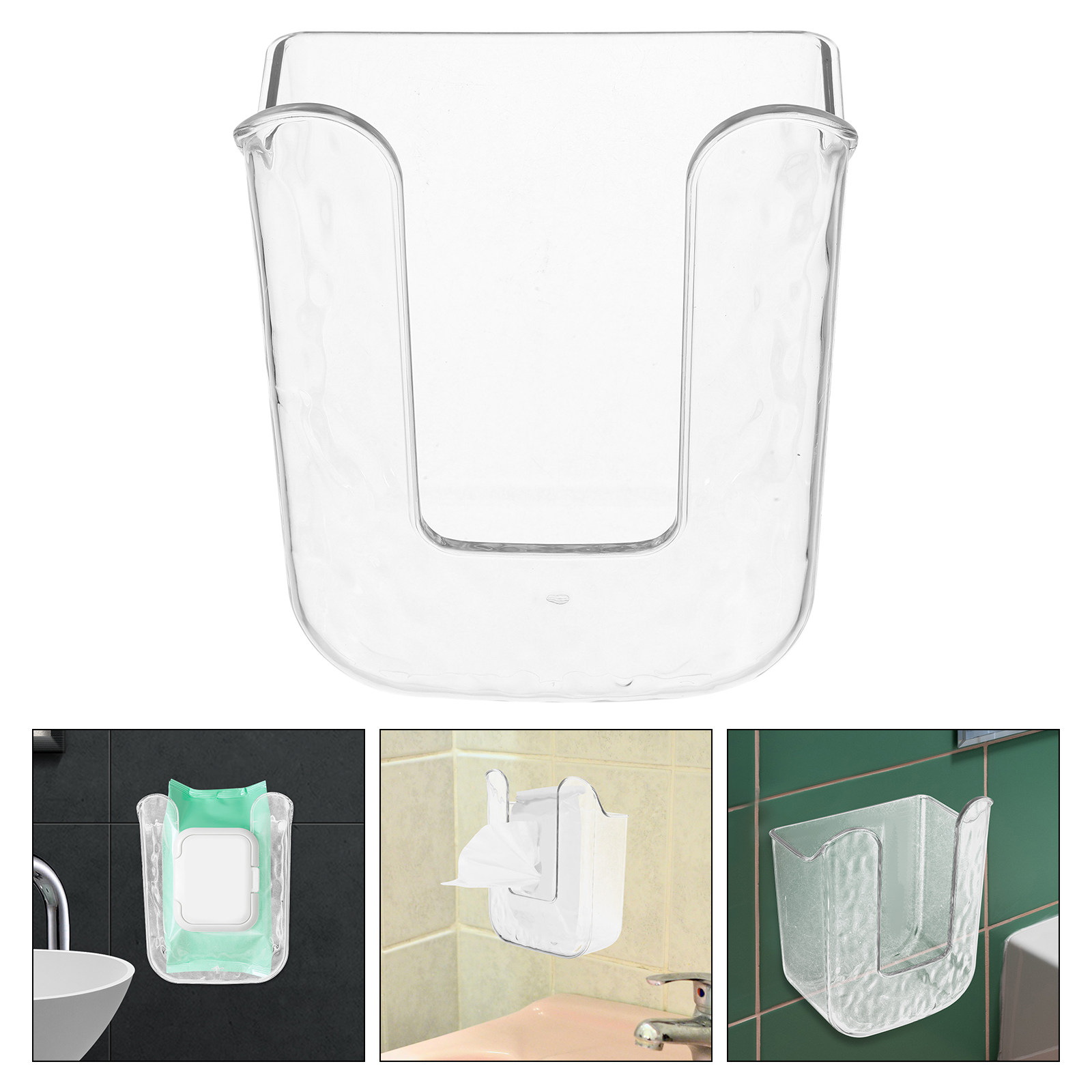 Home Bathroom Towel Dispenser - Banyo Duvar Rafı Mendil Dispenseri Tutucu