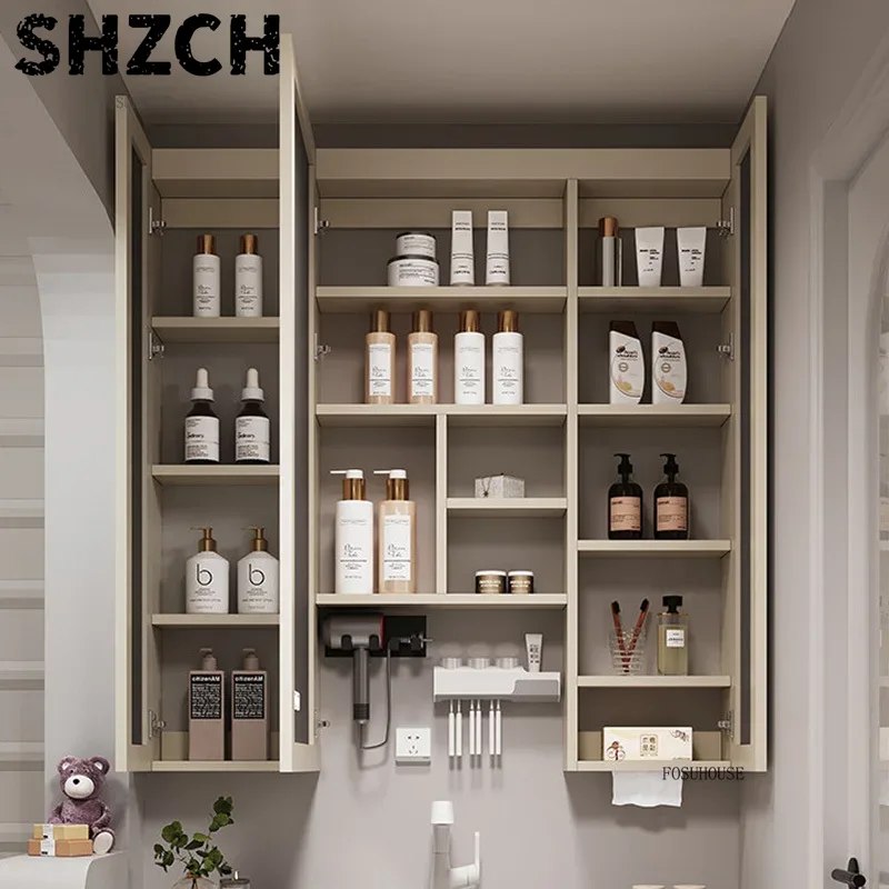 Home Bathroom Mirror - Modern Kalınlaştırılmış Banyo Aynası, Entegre Akıllı