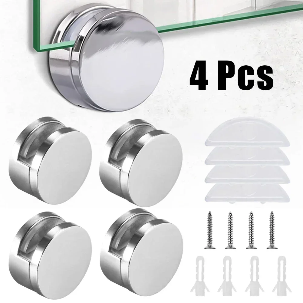 Home Hardware Bathroom Mirrors - 4 takım ayna klipsi ayna asılı