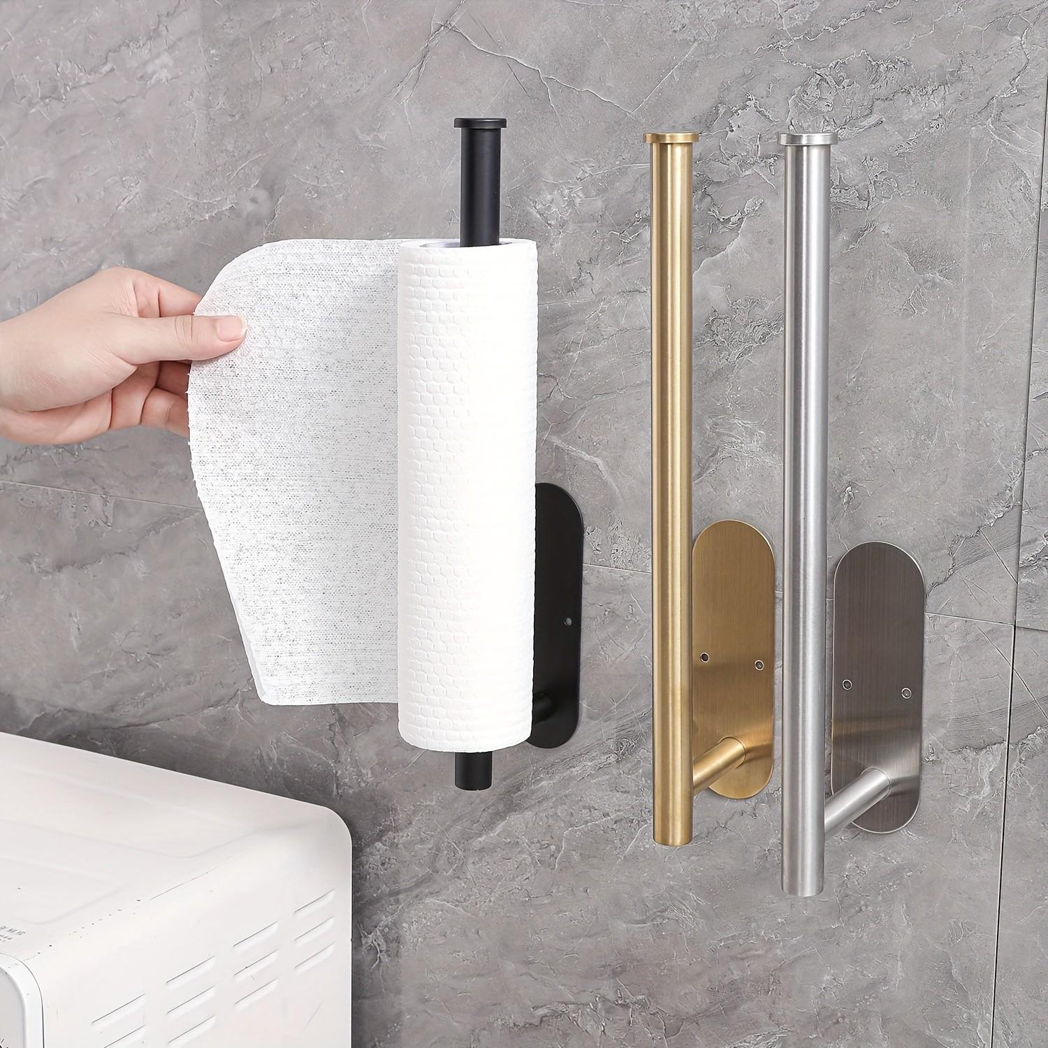 Home Bathroom Paper Towel Holder - Minimalist Paslanmaz Çelik Duvara Monte Havlu