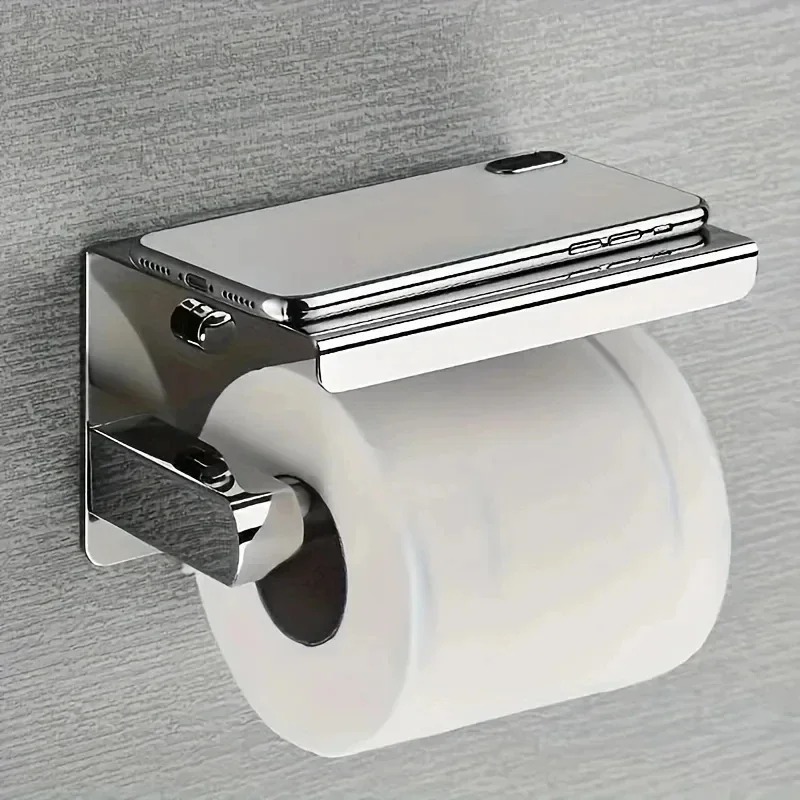 Home Bathroom Paper Towel Holder - Paslanmaz Çelik Banyo Kağıt Tutucu Tuvalet