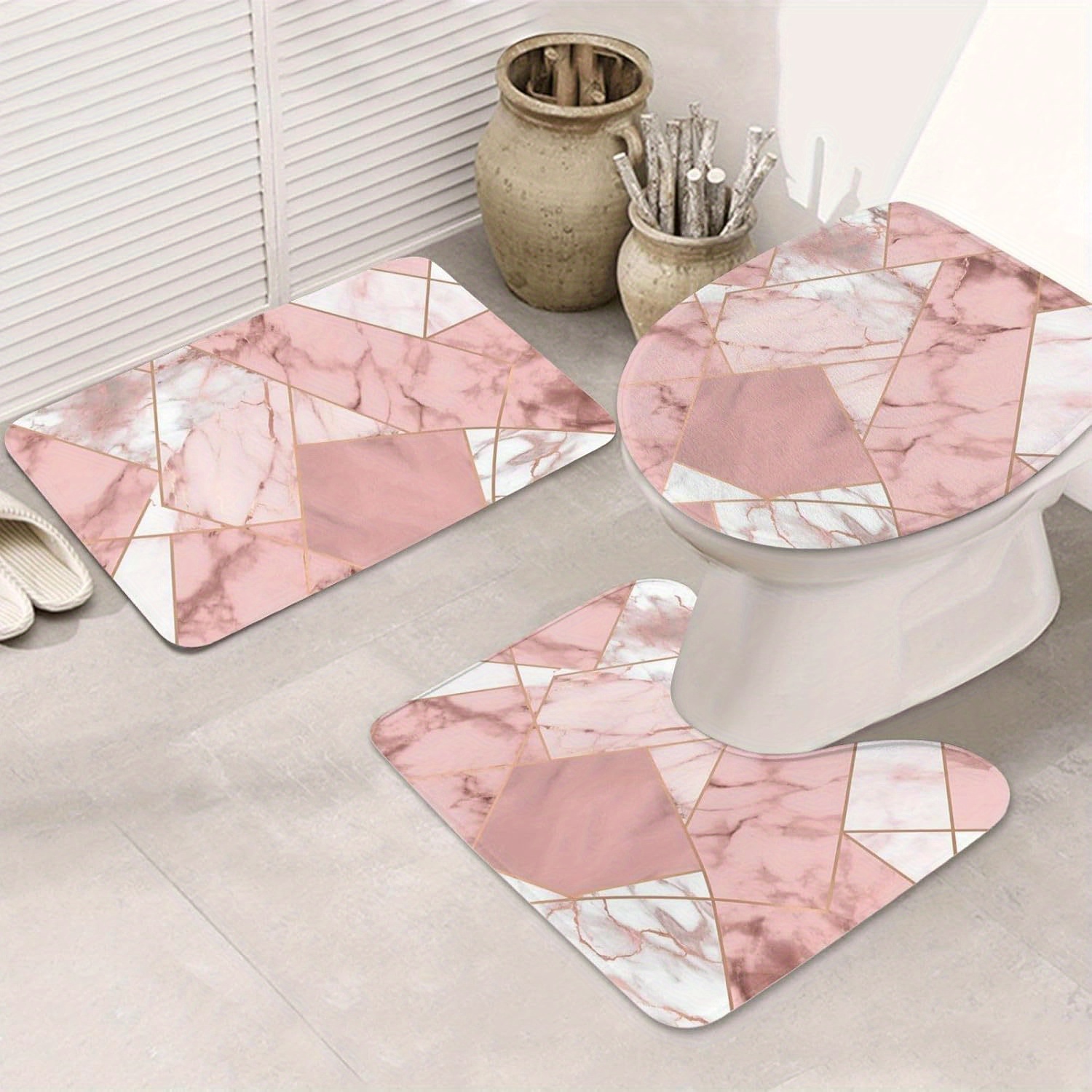 Lüks Mermer Banyo Paspas Seti, - Home Made Bathroom Vanity incelemesi ve fiyatı