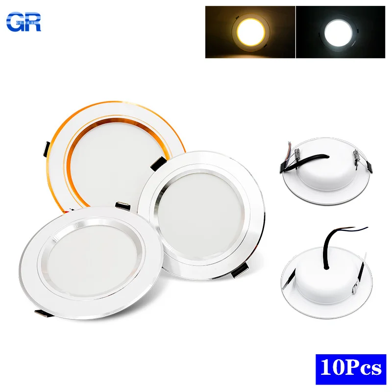 10 adet/grup Led Downlight AC  - Home Of The Year Bathroom incelemesi ve fiyatı