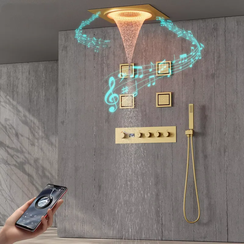 Akıllı LED Duş Seti Banyo Müzi - Home And Bathroom incelemesi ve fiyatı