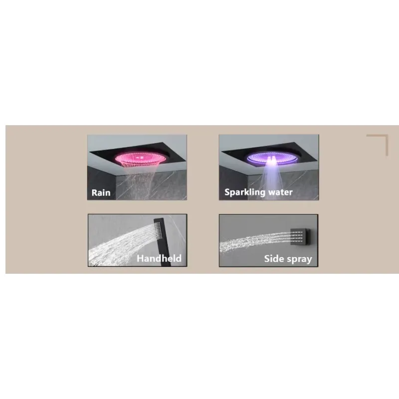 Akıllı LED Duş Seti Banyo Müzi - Home And Bathroom incelemesi ve fiyatı