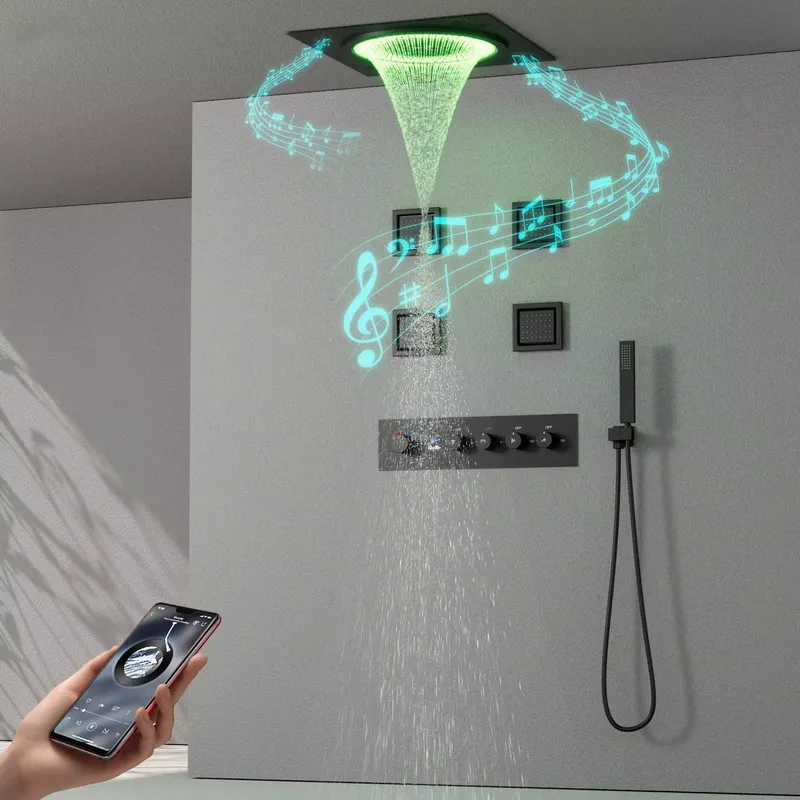 Akıllı LED Duş Seti Banyo Müzi - Home And Bathroom incelemesi ve fiyatı