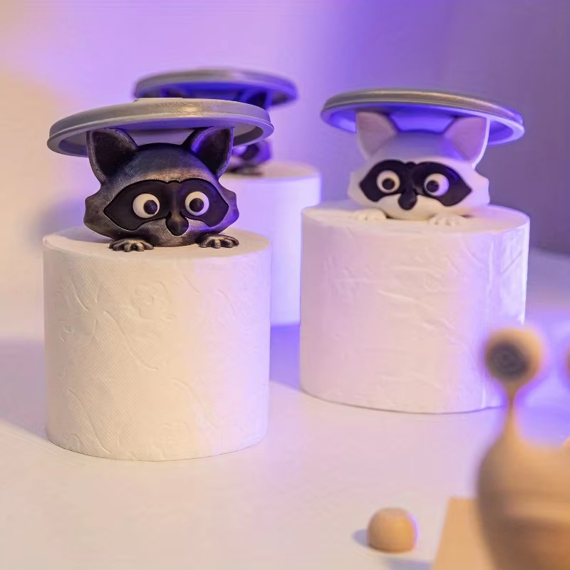 Yaratıcı Karikatür Rakun Tuval - Home Bathroom Ideas incelemesi ve fiyatı