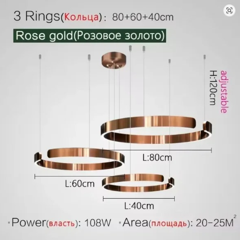 Lüks Tasarım Daire LED Sarkıt  - Home Of The Year Bathroom incelemesi ve fiyatı