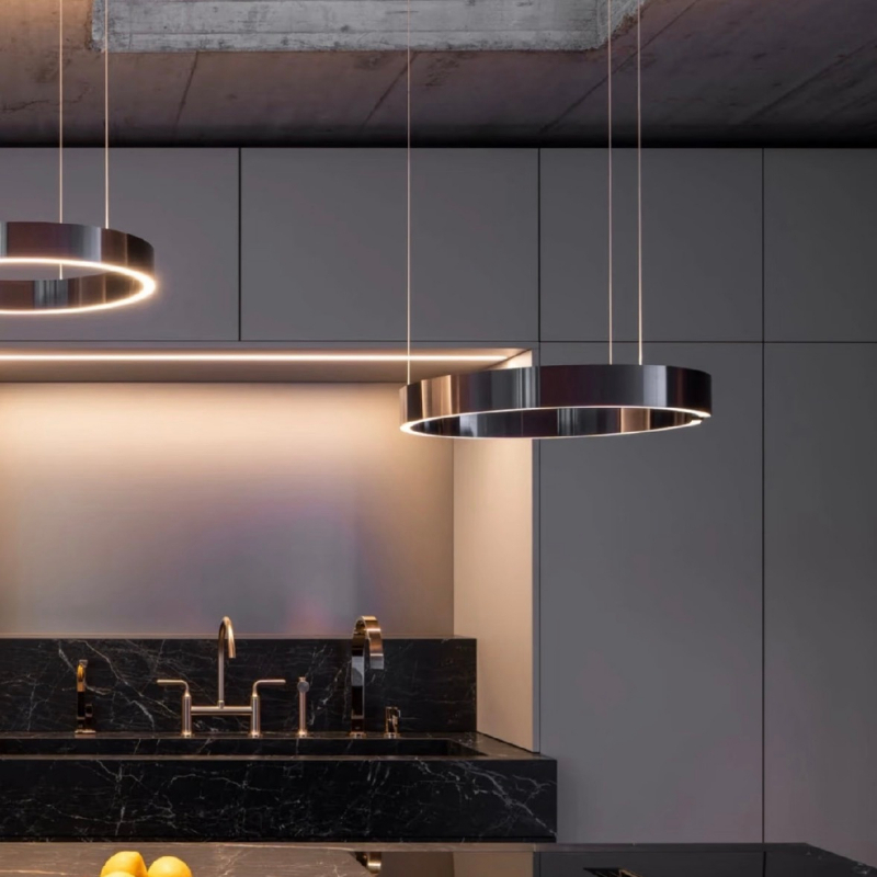 Lüks Tasarım Daire LED Sarkıt  - Home Of The Year Bathroom incelemesi ve fiyatı