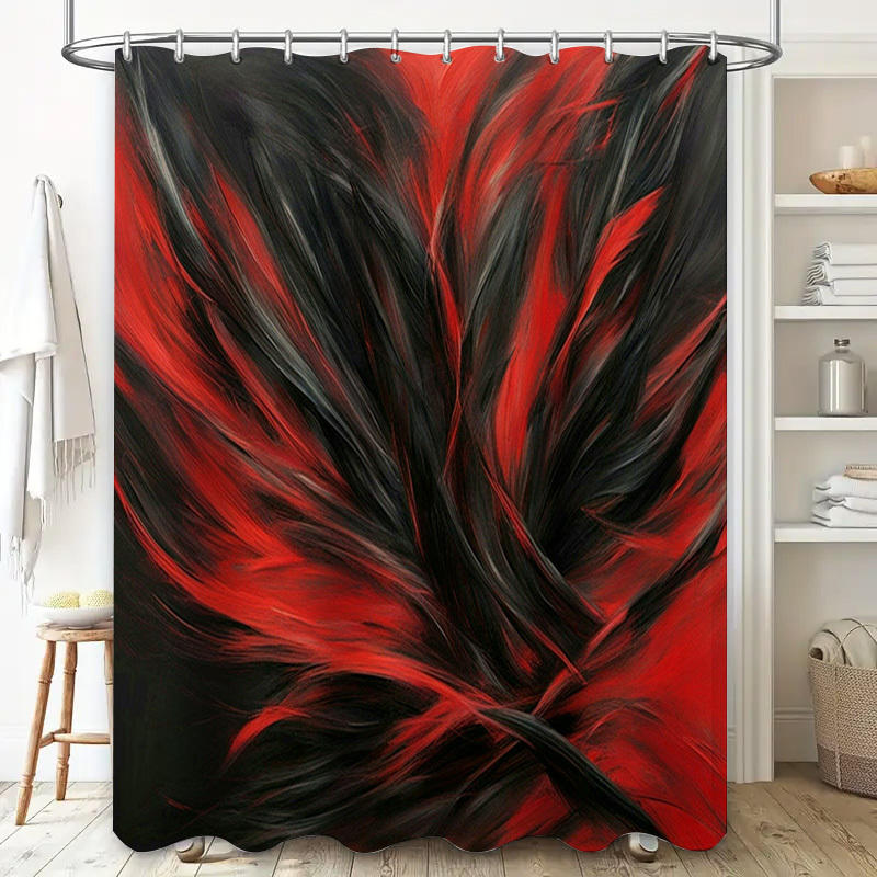 Kırmızı ve Siyah Soyut Baskı B - Home Bathroom Ideas incelemesi ve fiyatı