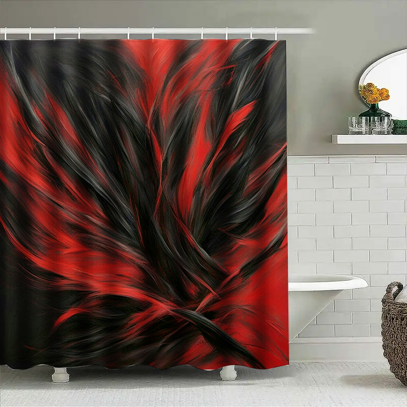 Kırmızı ve Siyah Soyut Baskı B - Home Bathroom Ideas incelemesi ve fiyatı