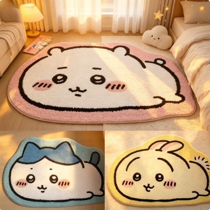 Sıcak Chiikawa Karikatür Halı  - Home Bathroom Rugs incelemesi ve fiyatı