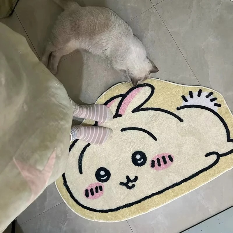 Sıcak Chiikawa Karikatür Halı  - Home Bathroom Rugs incelemesi ve fiyatı