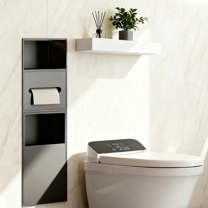 Çok fonksiyonlu paslanmaz çeli - Home Bathroom Towel Dispenser incelemesi ve fiyatı