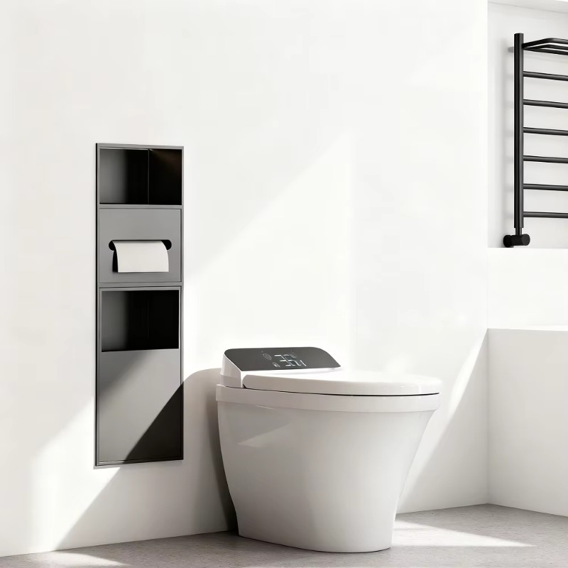 Çok fonksiyonlu paslanmaz çeli - Home Bathroom Towel Dispenser incelemesi ve fiyatı