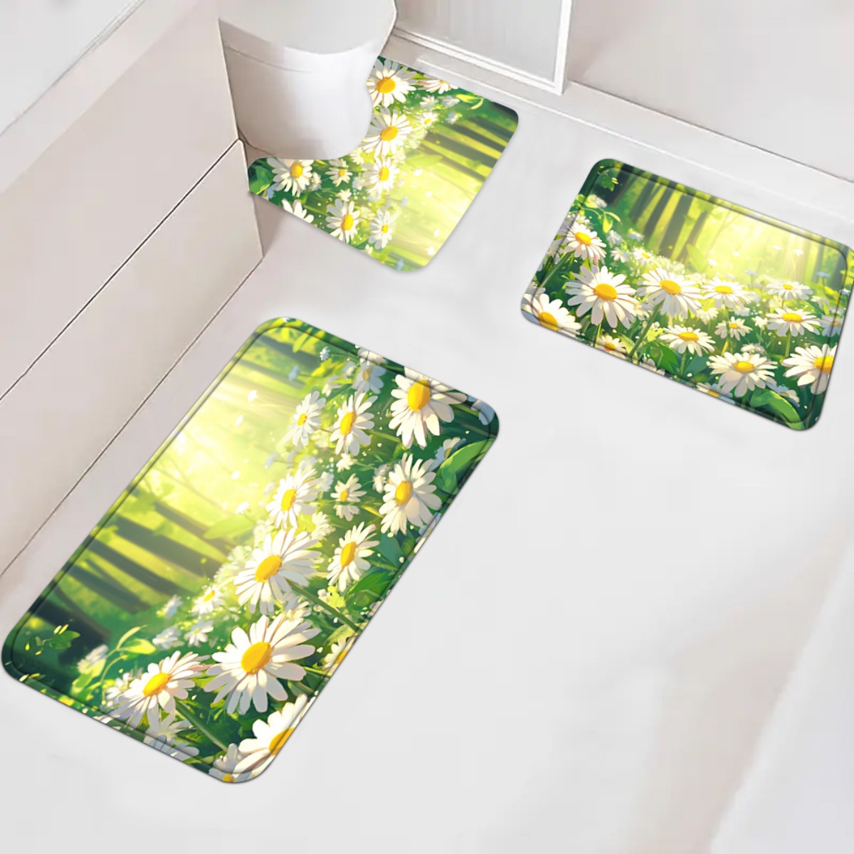 Papatya Çiçekli Banyo Paspas S - Home Made Bathroom Vanity incelemesi ve fiyatı