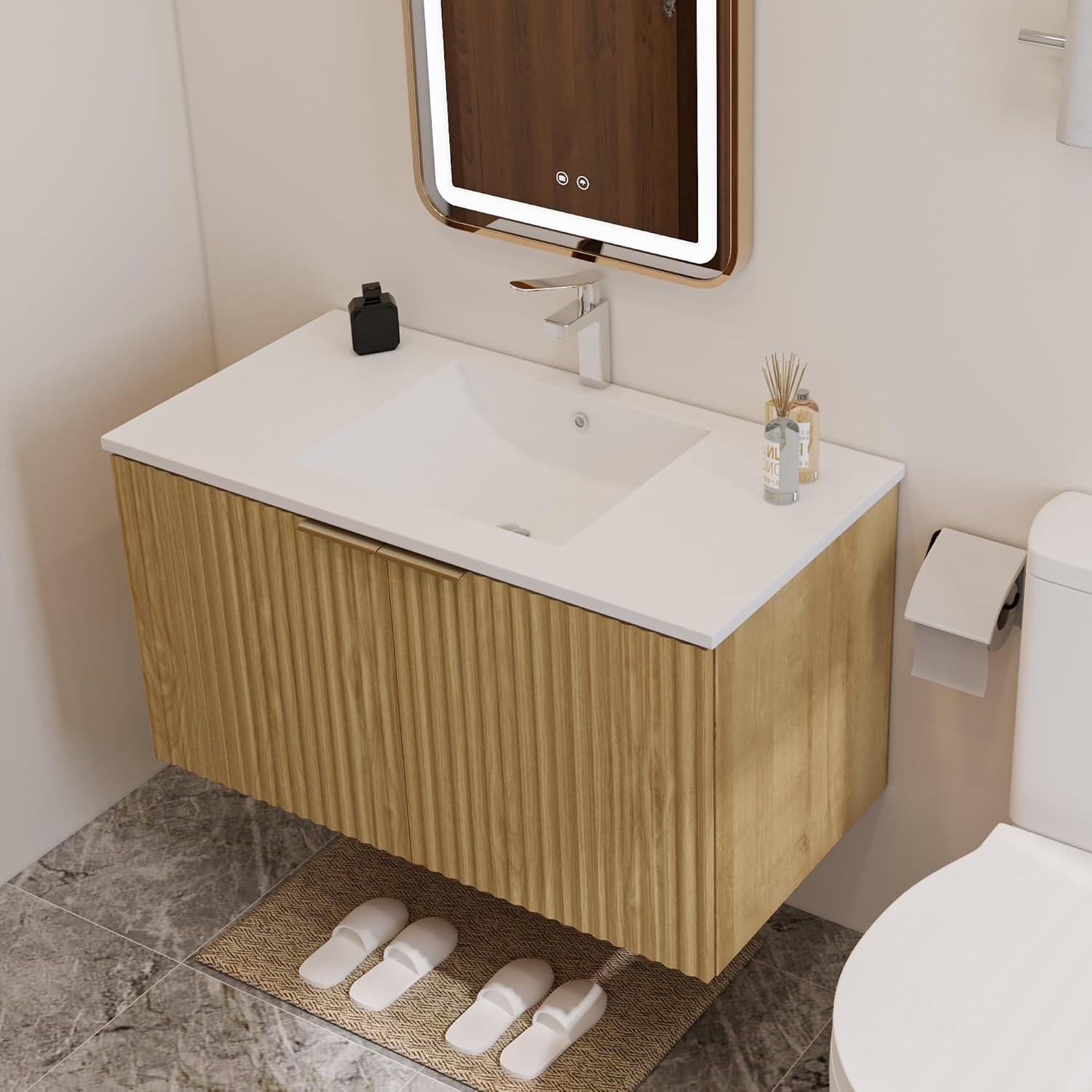 Modern Yüzer Banyo Dolabı Dalg - Home And Bathroom incelemesi ve fiyatı