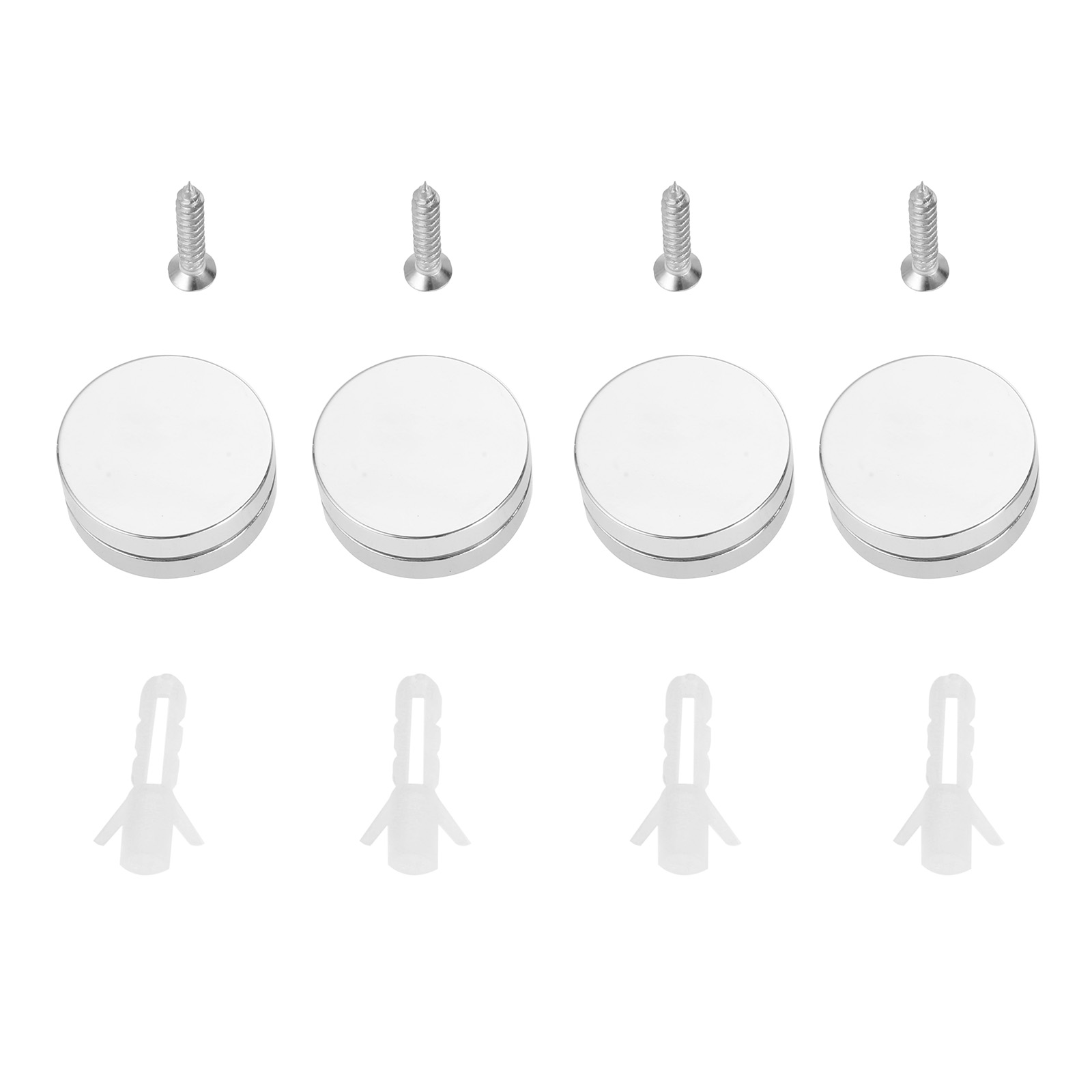 4 adet 27mm yuvarlak cam kelep - Home Hardware Bathroom Mirrors incelemesi ve fiyatı