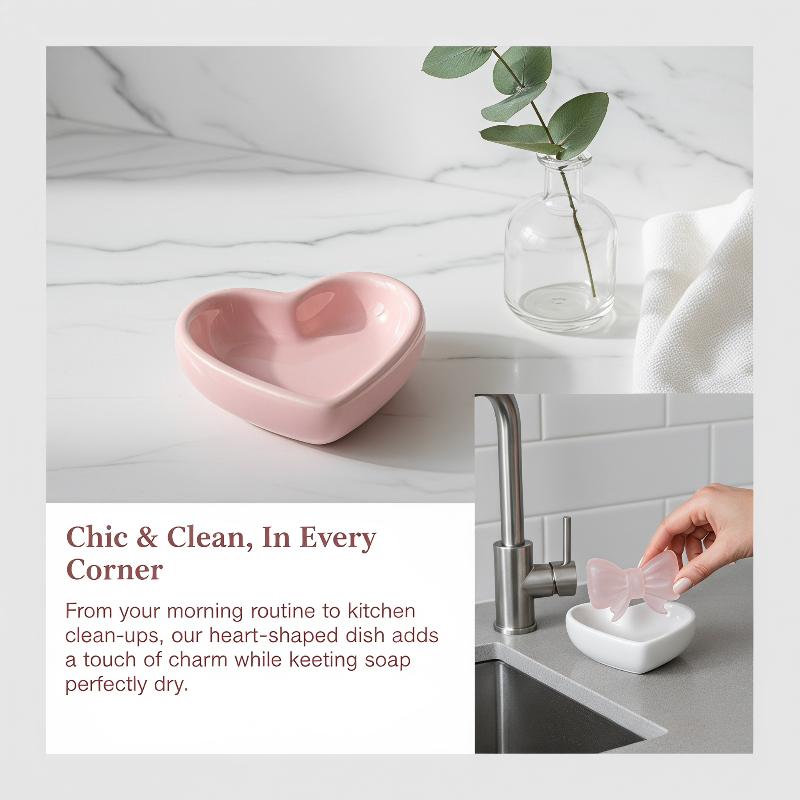 Sevimli Fiyonklu Kalp Şeklinde - Home Bathroom Sink incelemesi ve fiyatı