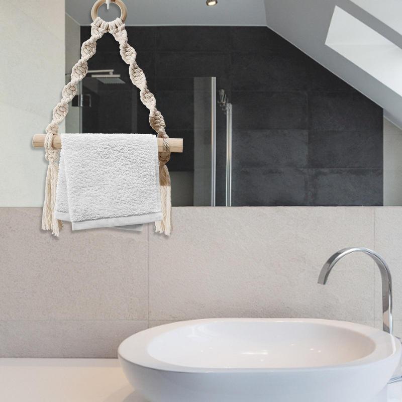 El dokuma ahşap rulo kağıt hav - Home Bathroom Towel Dispenser incelemesi ve fiyatı