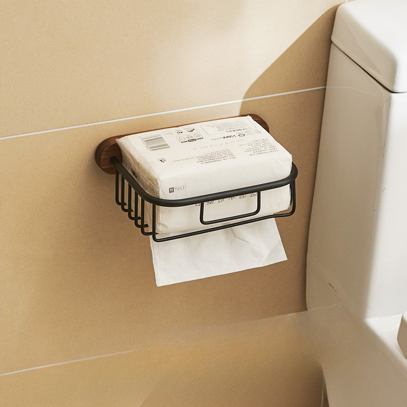 Masif ahşap doku tutucu sondaj - Home Bathroom Paper Towel Holder incelemesi ve fiyatı