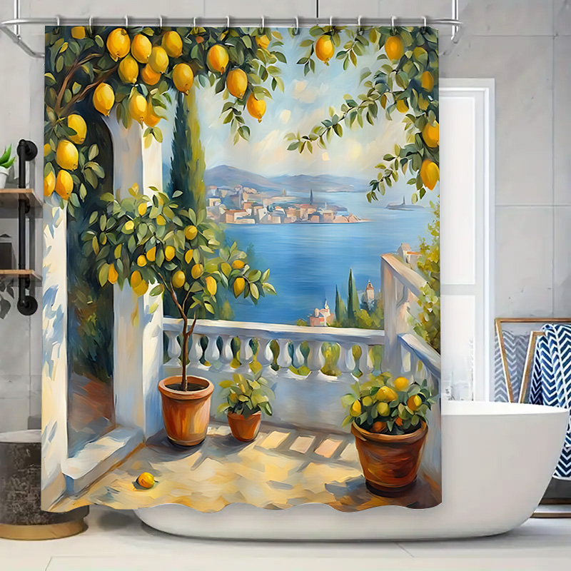 Akdeniz Limon Bahçesi Duş Perd - Home Bathroom Ideas incelemesi ve fiyatı