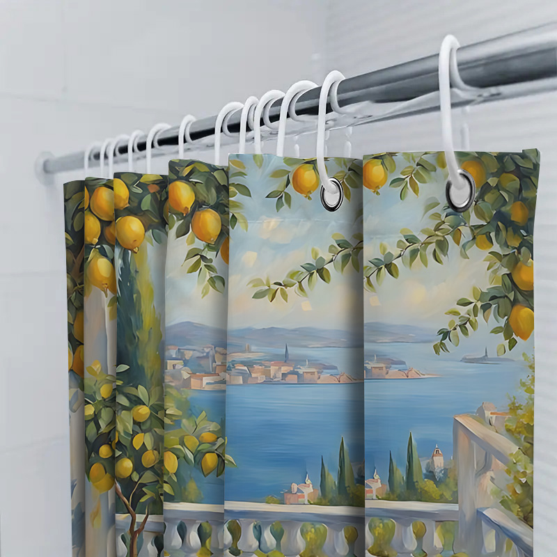 Akdeniz Limon Bahçesi Duş Perd - Home Bathroom Ideas incelemesi ve fiyatı