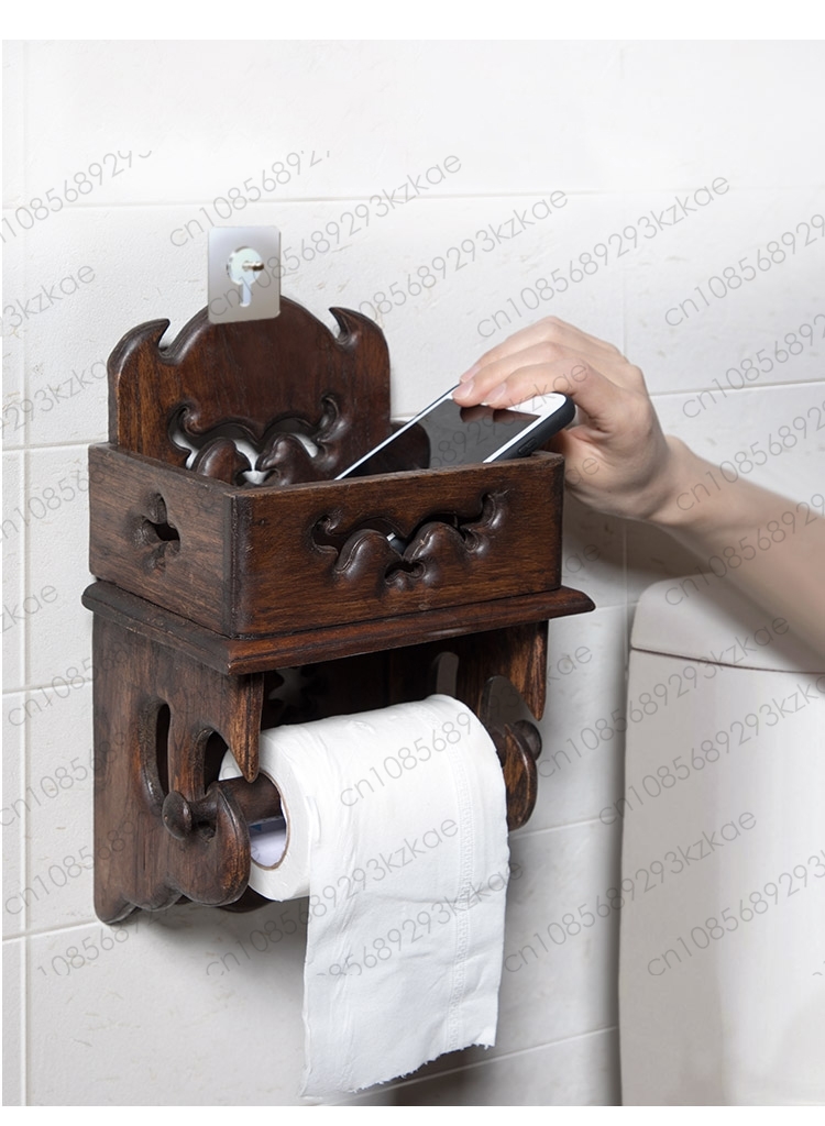 Ahşap Kağıt Havlu Tutucu Tuval - Home Bathroom Paper Towel Holder incelemesi ve fiyatı