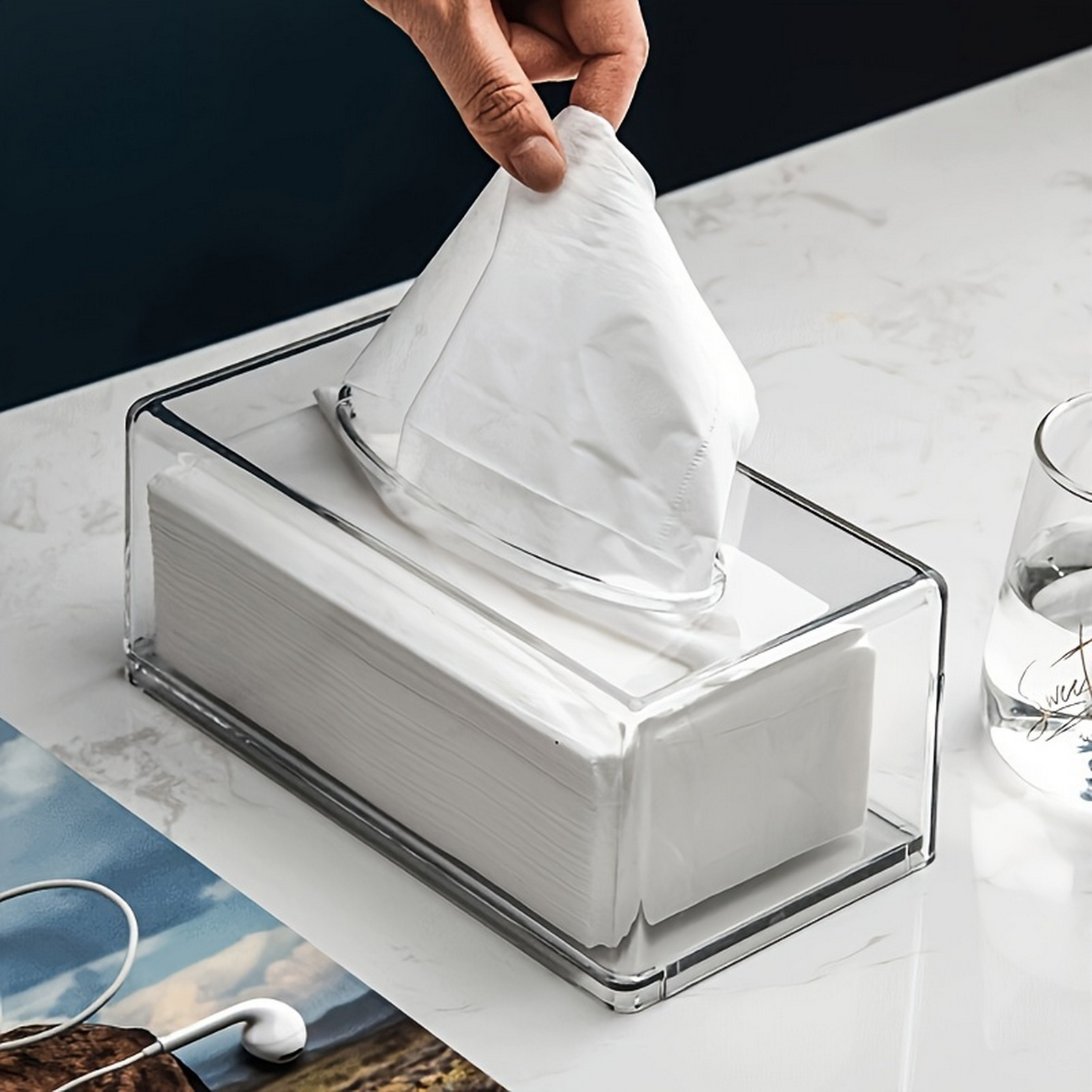 Ev Ofis Kağıt Mendil Kutusu Da - Home Bathroom Towel Dispenser incelemesi ve fiyatı
