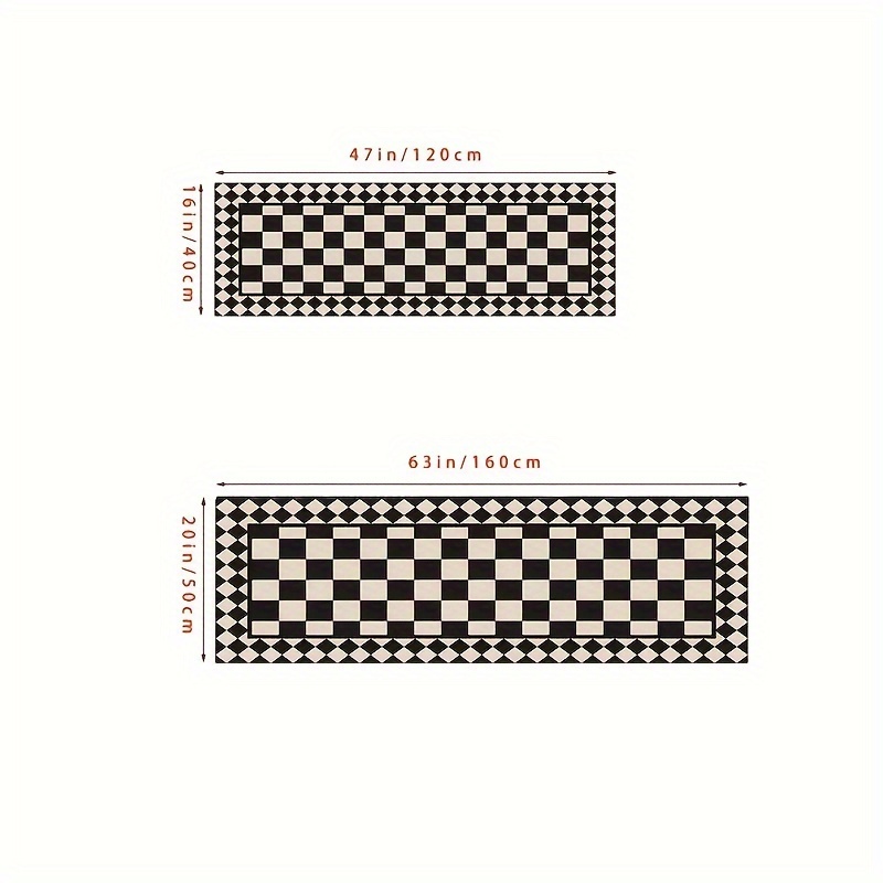 VIKAMA Siyah Beyaz Damalı Soyu - Home Bathroom Rugs incelemesi ve fiyatı