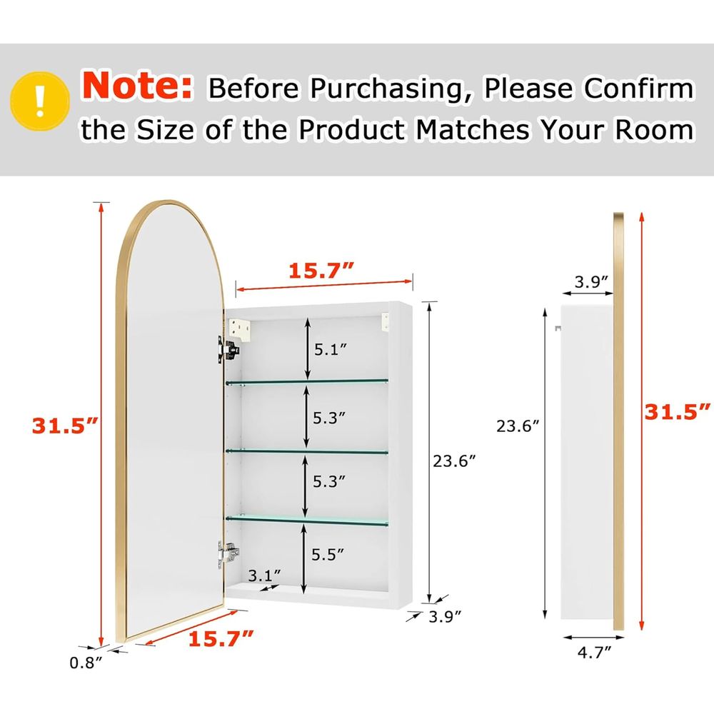 Lüks Kavisli Altın Kaplama Ban - Home Bathroom Mirror incelemesi ve fiyatı