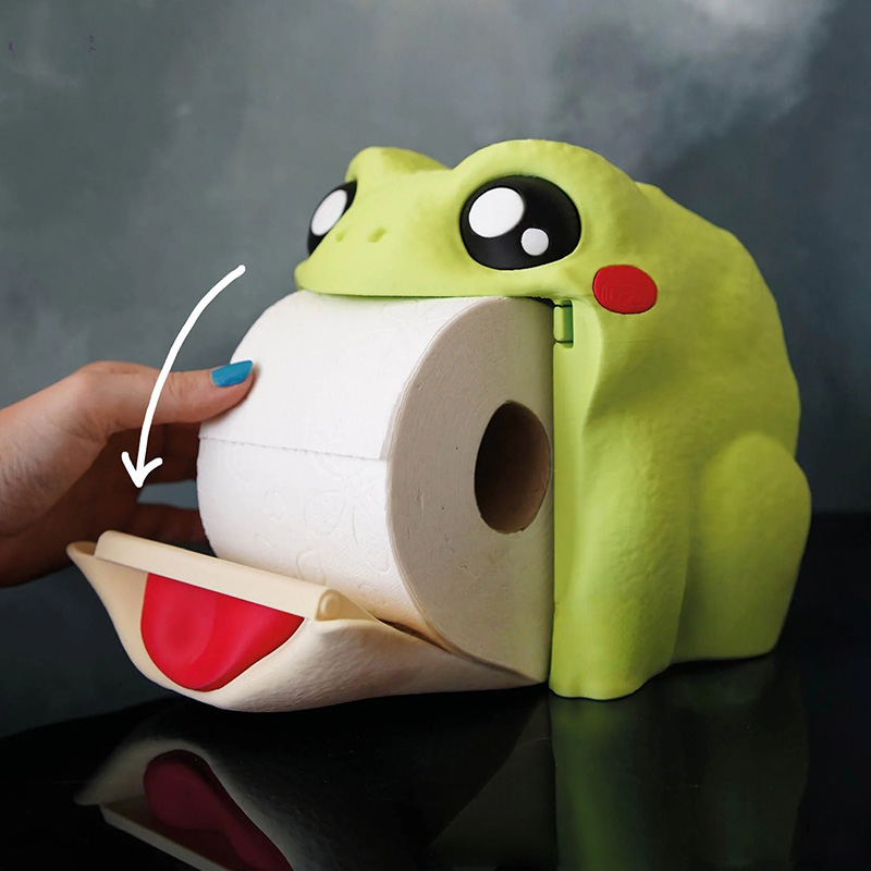 Komik Kurbağa Doku Kutusu Taşı - Home Bathroom Towel Dispenser incelemesi ve fiyatı