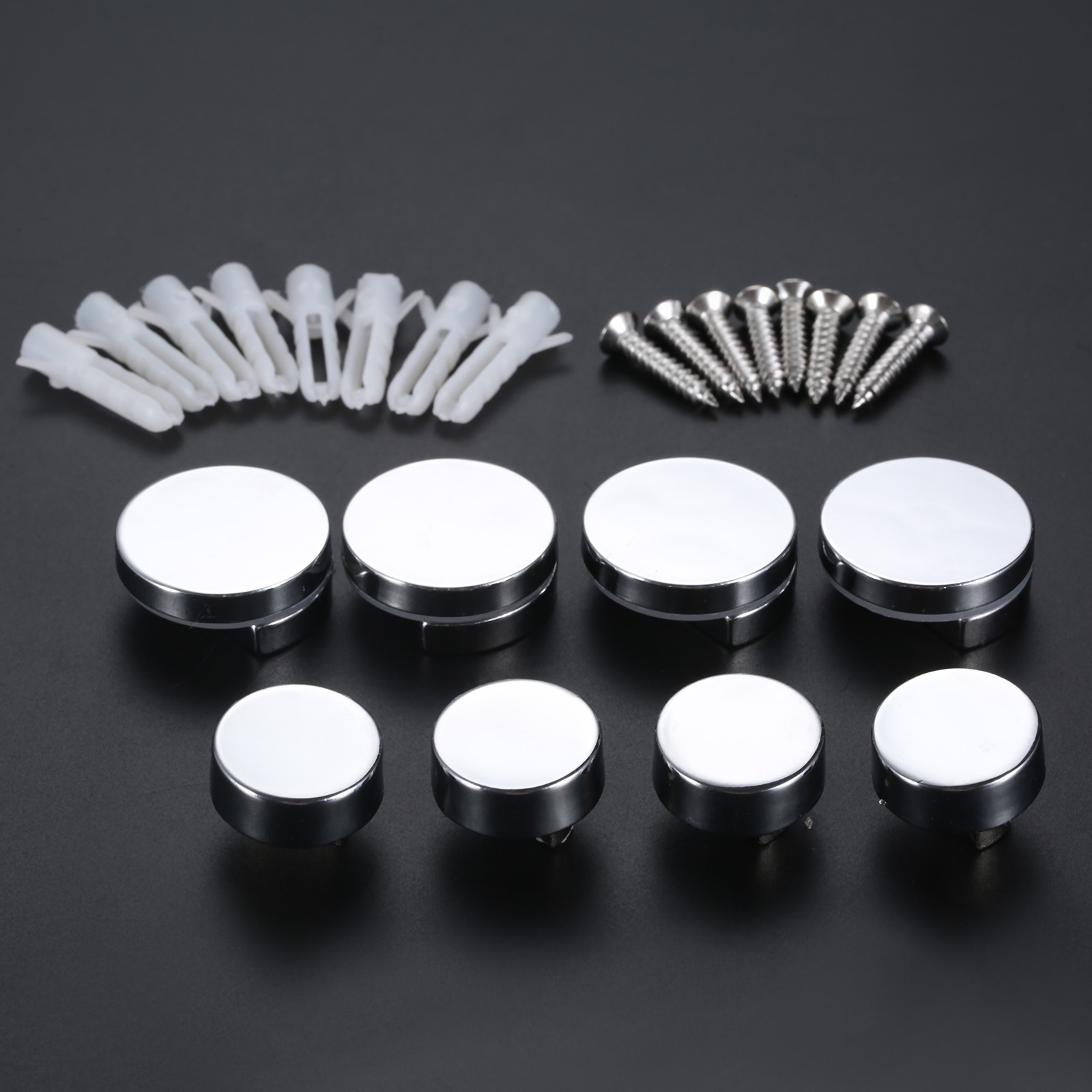 4 adet 20/27mm yuvarlak cam ke - Home Hardware Bathroom Mirrors incelemesi ve fiyatı