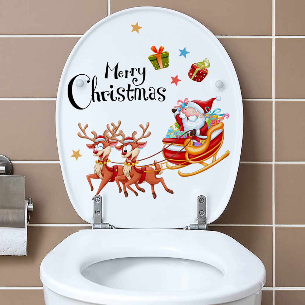 Noel Baba Geyik Arabası duvar  - Home Of The Year Bathroom incelemesi ve fiyatı