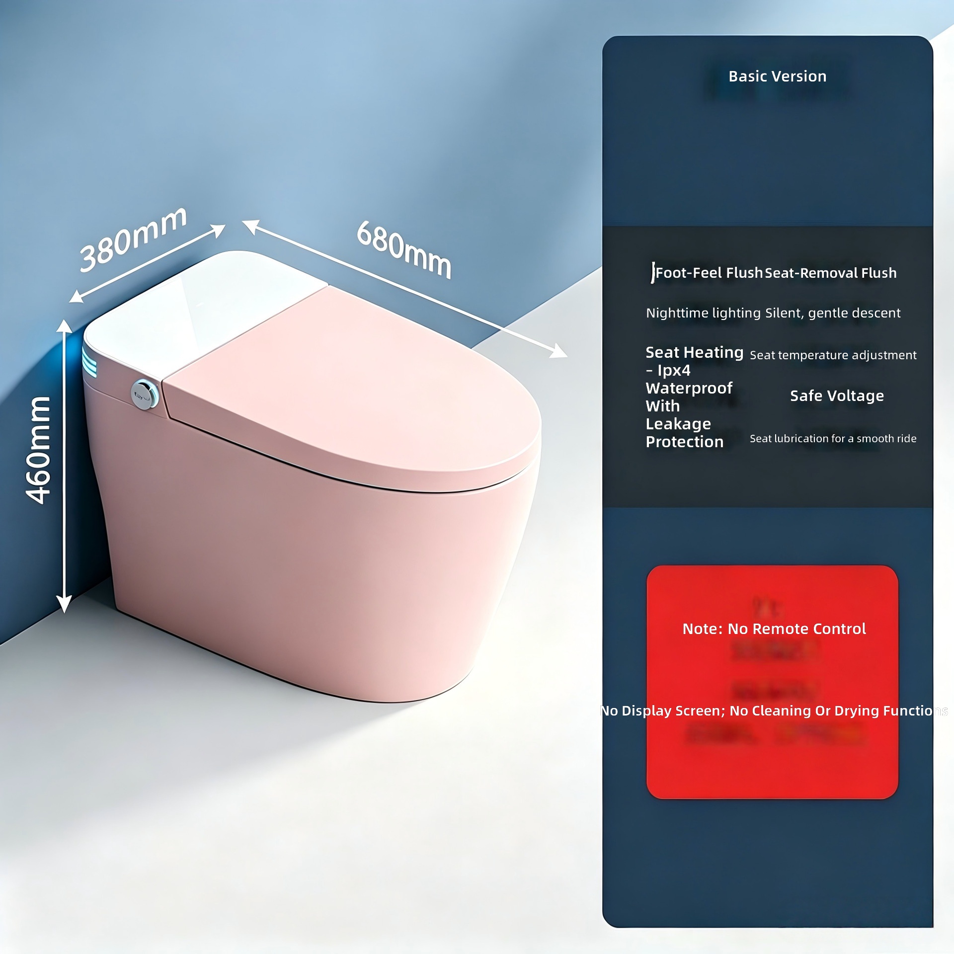 Akıllı Tuvalet, Pembe, Hepsi B - Home And Bathroom incelemesi ve fiyatı