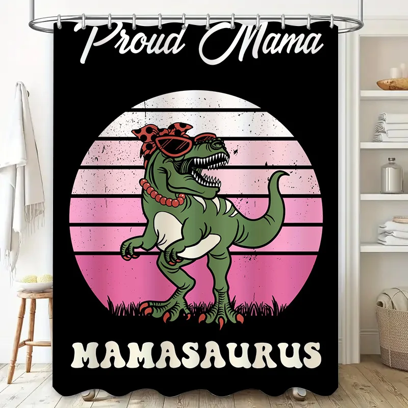 Şık Mama Dinozor Duş Perdesi S - Home Bathroom Ideas incelemesi ve fiyatı