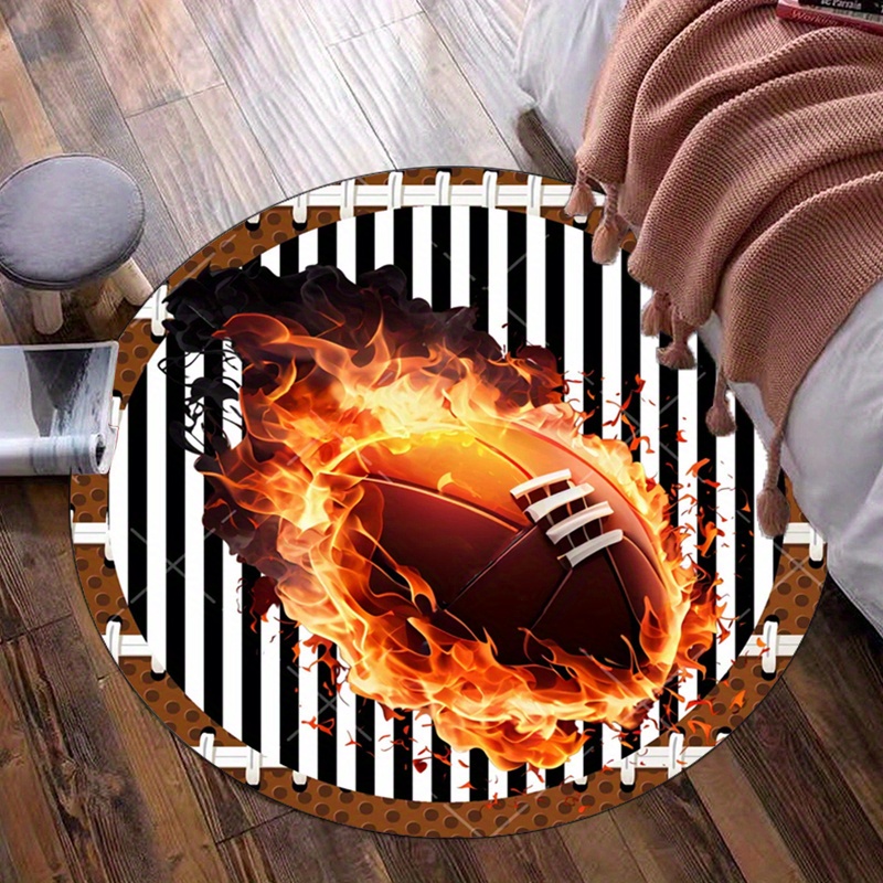 Alevli Futbol Yuvarlak Halı Ot - Home Bathroom Ideas incelemesi ve fiyatı