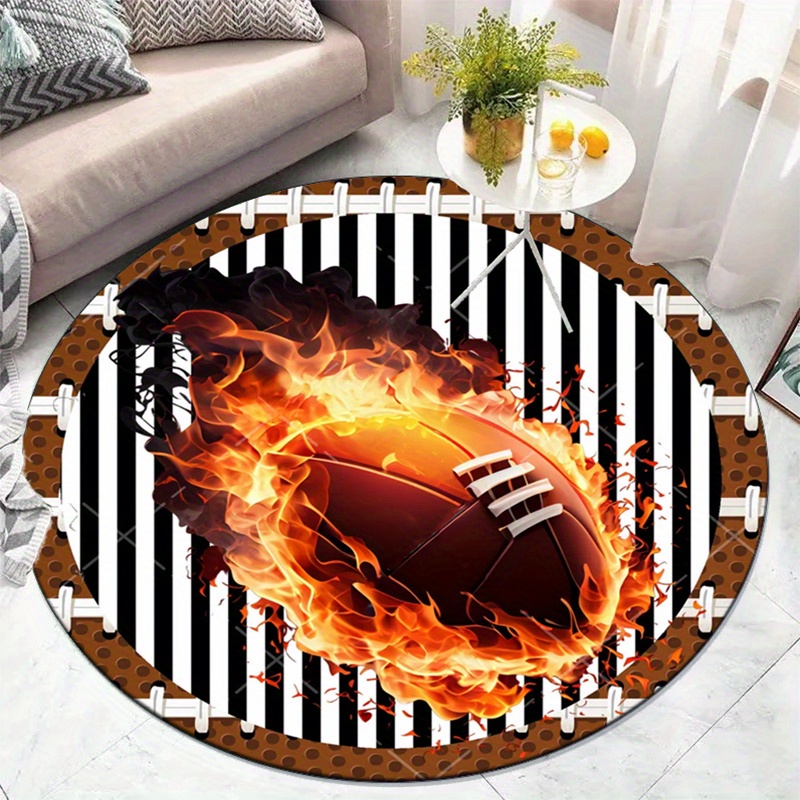Alevli Futbol Yuvarlak Halı Ot - Home Bathroom Ideas incelemesi ve fiyatı