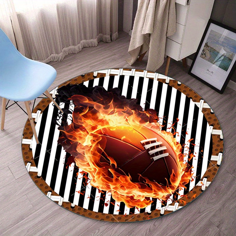 Alevli Futbol Yuvarlak Halı Ot - Home Bathroom Ideas incelemesi ve fiyatı